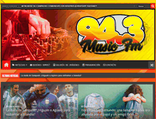 Tablet Screenshot of fmusic943.com.ar